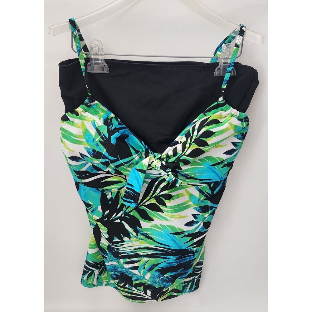 Swim suits for all 2 Pc Blue & Green Tropical Women's Swimsuit